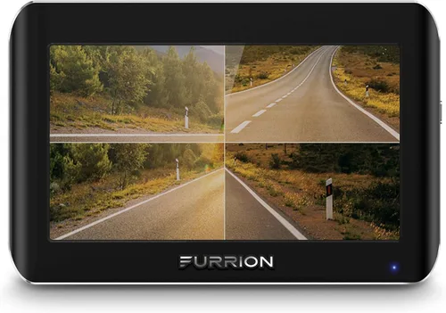 Vista 2 de Furrion Vision S - Sistema de seguridad inalámbrico para RV con 3 cámaras, monitor de 5 pulgadas, 1 cámara trasera Sharkfin, 2 cámaras laterales
