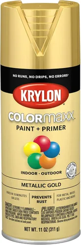 Vista 81 de Krylon K05554007 COLORmaxx Pintura en aerosol y base para uso en interiores y exteriores, color almendra satinada, 12 onzas (paquete de 1)