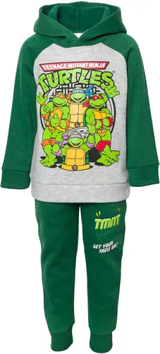 Vista 4 de Teenage Mutant Ninja Turtles Michelangelo Raphael Leonardo - Pantalones con capucha para niños pequeños a grandes