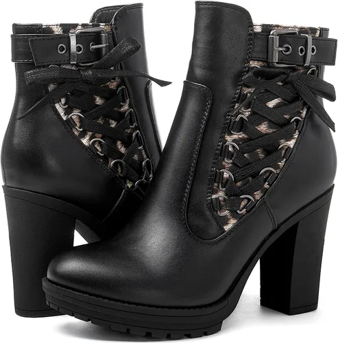 Vista 2 de GLOBALWIN Botas de tacón alto para mujer