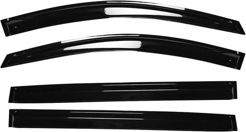 Vista 6 de munirater Reemplazo de protector de deflector de lluvia para ventana lateral Toyota Sienna 2004-2009