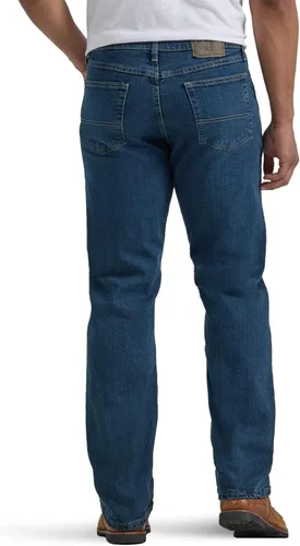 Vista 3 de Wrangler Authentics - Jeans clásicos de 5 bolsillos, ajuste relajado para hombre