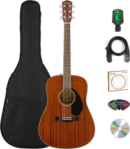 Vista 11 de Conjuntos de guitarras acústicas Fender CD-60.