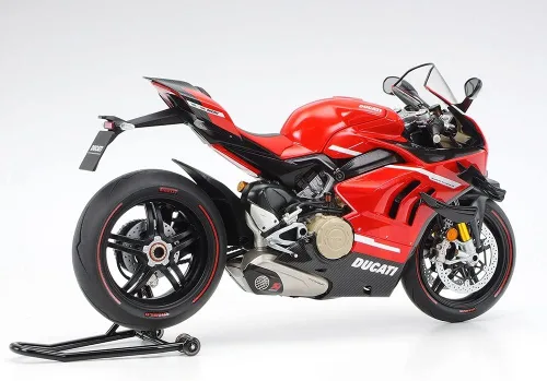 Vista 2 de Tamiya 14140 Ducati Superleggera V4 1:12 Kit de modelo detallado fiel al original de plástico Kit de construcción DIY montaje sin pintar multicolor