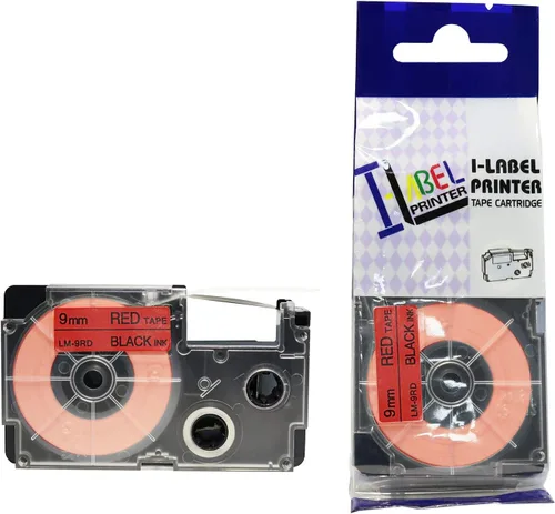 Vista 7 de LW cintas compatibles 3/8" Series label-it cintas, Negro y azul