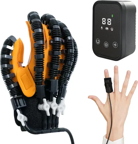 Vista 10 de Guantes de robot de rehabilitación de mano para accidentes cerebrovasculares, equipo de terapia de accidentes cerebrovasculares para adultos
