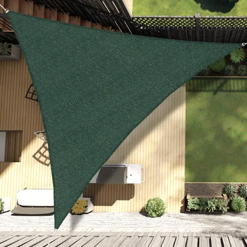 Vista 42 de Coarbor Toldo tipo vela de 2 x 2 x 2 pies, para exteriores, resistente, triangular, tela para patio, jardín, terraza, pérgola (beige)