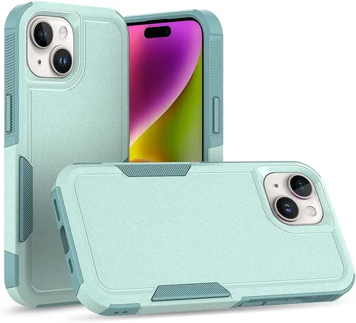 Vista 25 de Funda protectora para iPhone 8 Plus, iPhone 7 Plus de 5.5 pulgadas, a prueba de golpes, resistente y duradera, color verde