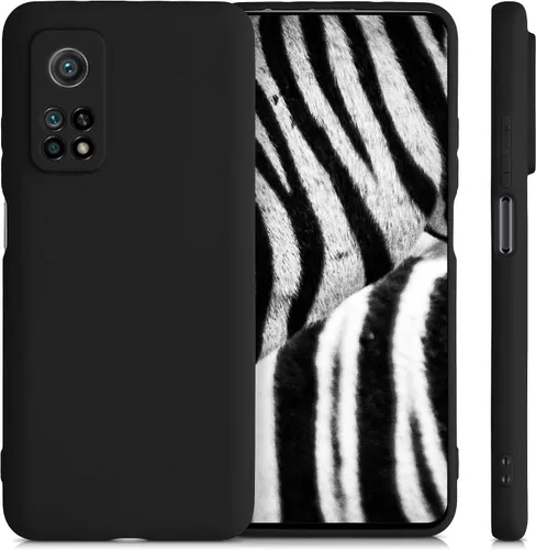 Vista 5 de kwmobile Funda compatible con Xiaomi Mi 10T/Mi 10T Pro - Funda protectora de silicona TPU suave y delgada - Negro mate