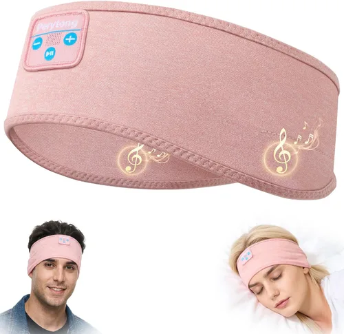 Vista 15 de Perytong: Audífonos para dormir de Bluetooth, diadema para dormir, ultra suave para durmientes laterales, regalos para dormir para hombres y mujeres