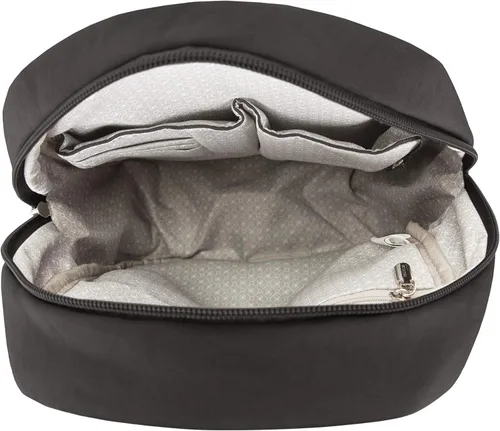 Vista 3 de Travelon Essentials - Mochila antirrobo, Negro -, Mochila pequeña