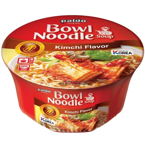 Vista 7 de Paldo Fun & Yum - Tazón de sopa de fideos instantáneos con caldo con sabor a pollo, paquete de 12, el mejor Ramyun coreano de estilo oriental