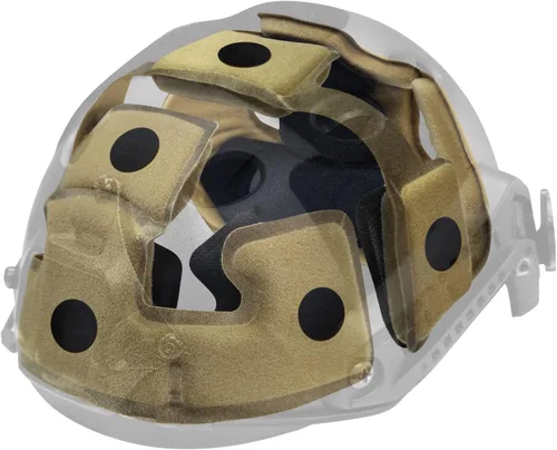 Vista 20 de Almohadillas tácticas para casco - Insertos universales de recambio de espuma de memoria interna para cascos ACH, MICH, EXF