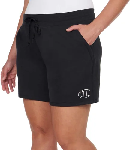 Vista 4 de Champion Pantalón corto de gamuza de rizo francés para mujer, Negro