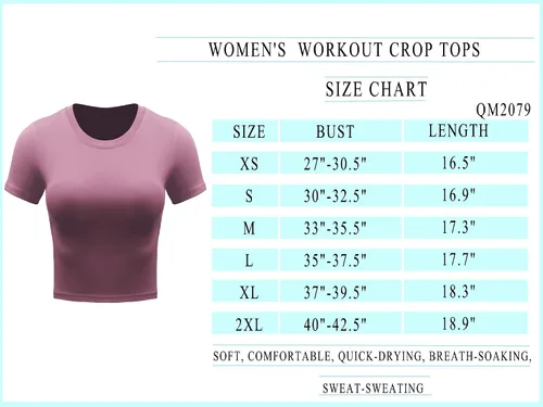 Vista 3 de CADMUS Workout Crop Tops Women Racerback Dry Fit Athletic Shirts Short Sleeve 3 Piecese