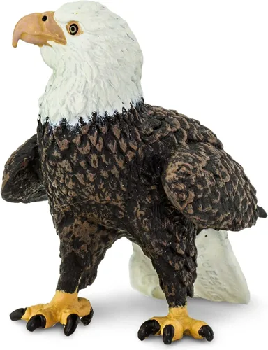 Vista 4 de Safari Ltd. Figura de águila calva - Figura de ave realista de 6 cm - Juguete educativo para niños, niñas y niños de 3 años en adelante