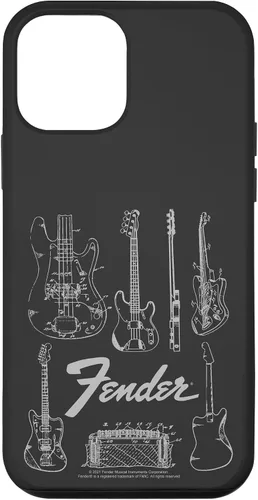 Vista 16 de Fender Carcasa de Guitars Line Art para iPhone 17