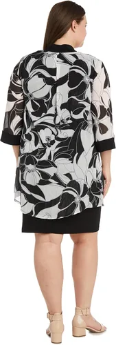 Vista 8 de R&M Richards Women's Classic Knee Length Jacket Dress