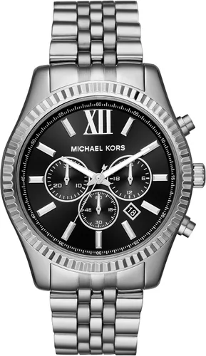 Vista 8 de Michael Kors Lexington - Reloj de pulsera de acero inoxidable para hombre