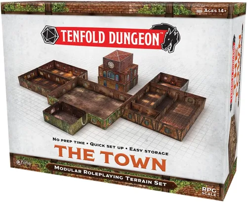 Vista 4 de Gale Force Nine Tenfold Dungeon: The Castle - Juego modular de terreno de juego de rol y 5e RPG Adventure, multicolor (GF9TFD01)