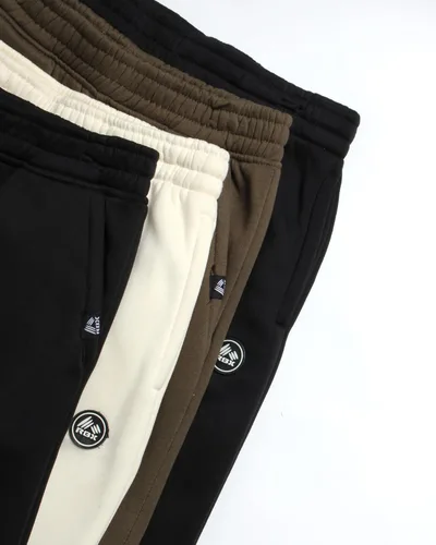 Vista 2 de RBX Pantalones deportivos para niños - Paquete de 4 pantalones deportivos de forro polar (talla 5-20)