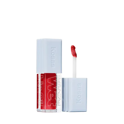 Vista 16 de Kosas Wet Lip Oil Gloss - Tratamiento hidratante y voluminizador de labios con ácido hialurónico y péptidos, acabado no pegajoso (sin abrir)