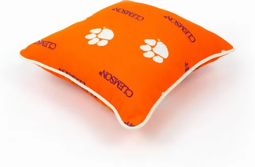 Vista 3 de College Covers Almohada decorativa para exteriores, 16 x 16 pulgadas, Tigres de Clemson Clemson Tigers