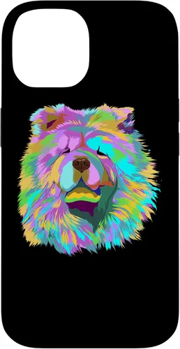 Vista 4 de Colourful Dog Chow Chow Case for iPhone 17