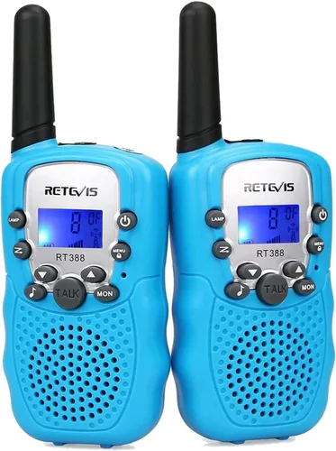 Vista 16 de Retevis RT388 Walkie Talkies para niños, juguetes Walkie Talkie para niños de 6 a 12 años, juguetes para niños, regalos para viajes al aire libre