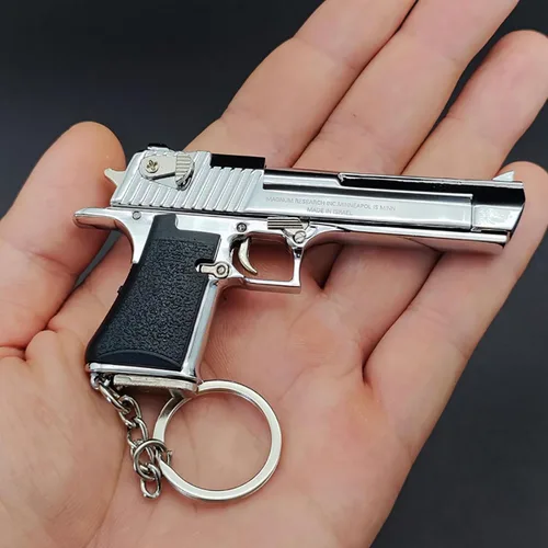 Vista 7 de Mini llavero de pistola, llavero con forma de pistola, llavero táctico pequeño regalo modelo de pistola, llaveros geniales para hombres