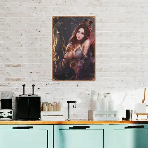 Vista 7 de Póster sexy de anime, anime hot girl, póster de pared de anime de chicas sexy, anime 3D Girl, arte de pared de anime, póster de chicas sexys