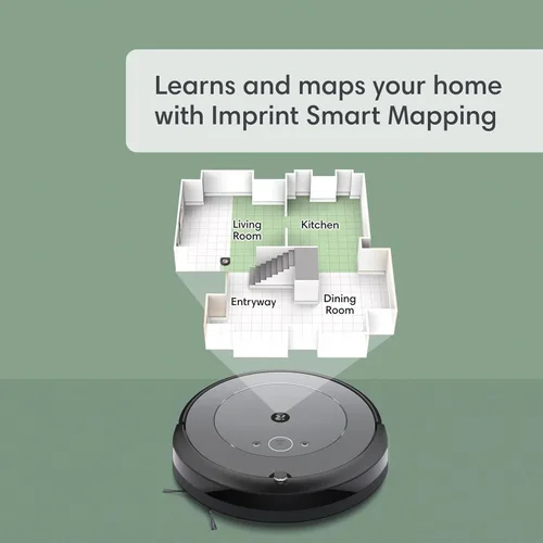 Vista 5 de iRobot Roomba Combo i3+ (3574) Robot aspirador y trapeador – Auto-vaciado hasta 60 días, limpieza por habitación con mapeo inteligente, cepillos
