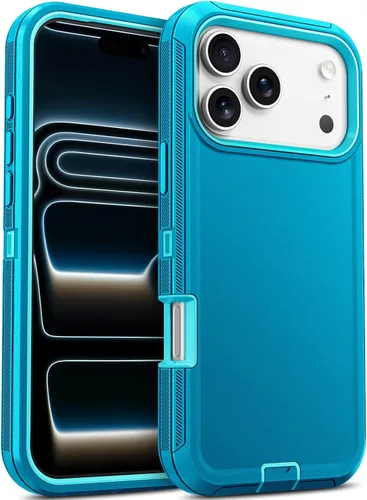 Vista 50 de Jelanry - Funda para iPhone 15 5G, protección resistente, resistente, color negro Dropproof & Dual-Layer Protective Back Cover with Port Anti