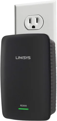 Vista 5 de Linksys Extensor de alcance inalámbrico de doble banda RE2000 N600