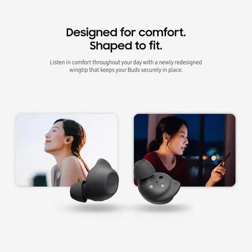 Vista 5 de Samsung Galaxy Buds FE Auriculares inalámbricos Bluetooth, ajuste cómodo y seguro en el oído, cambio automático de audio, control táctil, asistente