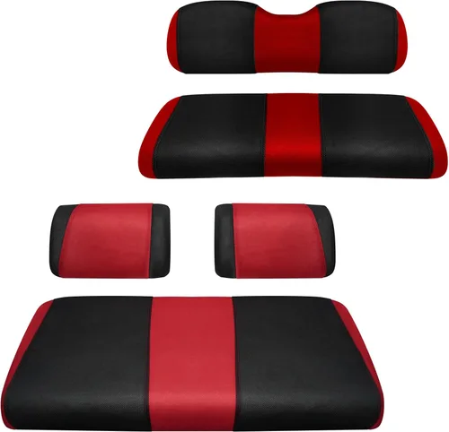 Vista 12 de Fundas de asiento delantero y trasero para carrito de golf para Yamaha G2 G8 G9 G11 G14 G16 G19 G20 G21 G22, tela de poliéster duradera, fundas