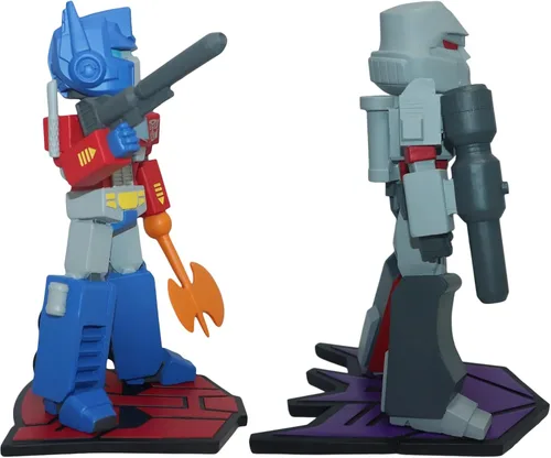 Vista 2 de Icon Heroes Transformers Optimus Prime vs Megatron Bobblehead Set (SDCC Exclusive)
