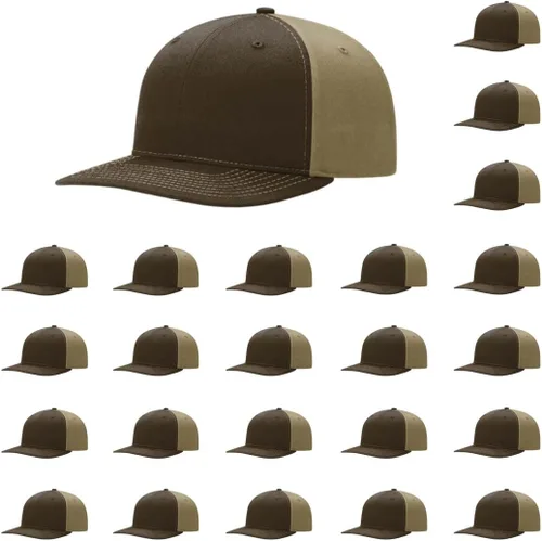 Vista 30 de Richardson 312 Gorra de béisbol ajustable con correa trasera de sarga Paquetes a granel disponibles - Talla única