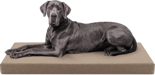 Vista 11 de K9 Ballistics Cama ortopédica Ripstop resistente – Almohadilla duradera para perrera con funda lavable para perros grandes, 41 x 27 pulgadas se azul