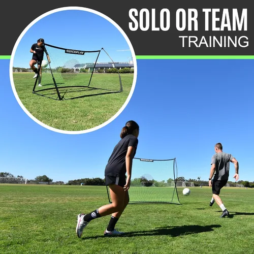 Vista 4 de QUICKPLAY Spot Target TEKKERS - Rebote de fútbol Perfecto para entrenamiento de equipo o en solitario Equipo de entrenamiento de fútbol ideal