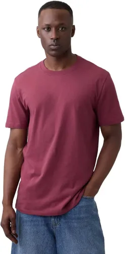 Vista 6 de Camiseta de cuello redondo Gap para hombre, mangas cortas, estilo casual Negro