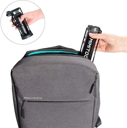 Vista 6 de Bomba para Bicicleta, Mini Bomba de Bicicleta Portátil Bomba de Piso para Bicicleta con Válvulas Presta y Schrader Bomba de Aire de Piso