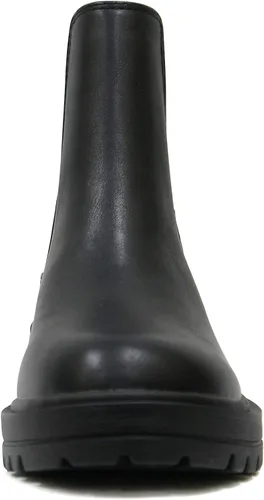 Vista 3 de Soda Pilot Botines Chelsea de tacón bajo para mujer, con doble elástico