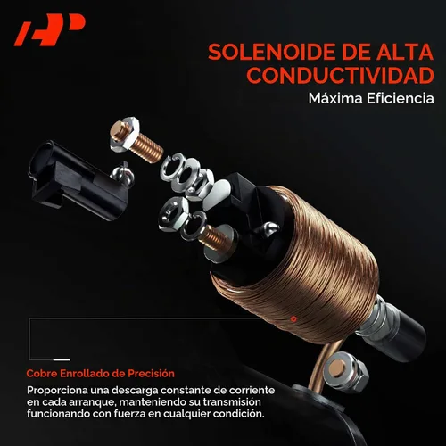 Vista 3 de A-Premium Motor de Arranque Compatible con Mazda 3 2010-2013, 5 2012-2013, 6 2011-2013, CX-7 2011-2012, L4 2.3L 2.5L, 12V 1.4KW 11 Dientes