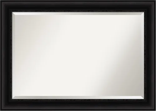 Vista 22 de Amanti Art Espejo de pared, espejo de marco negro para decoración de pared o para usar como espejo de baño para sobre el fregadero