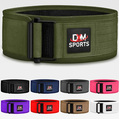 Vista 15 de DXM SPORTS Cinturón de levantamiento de pesas con autobloqueo, para hombres y mujeres, gimnasio, entrenamiento de fuerza, levantamiento de pesas