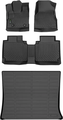 Vista 12 de Alfombrillas y forro de carga personalizados para Chevy Suburban/GMC Yukon XL 2015-2020 (con asiento de banco de 2da fila), protección para todo
