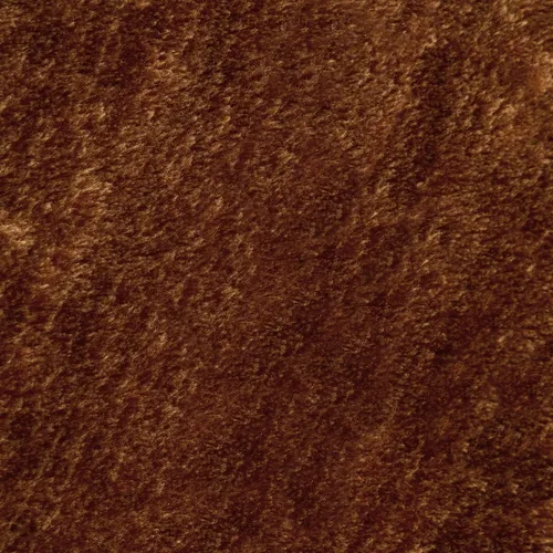 Vista 2 de Paco Home Alfombra suave en cobre acogedora alfombra antideslizante color sólido lavable, tamaño: 6'7" x 9'2" Marrón cobre