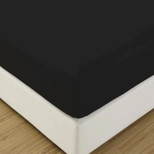 Vista 16 de Luxuriouse Collection - Sábana bajera ajustable totalmente elástica, 100% algodón egipcio, ajuste extra largo de hasta 15 pulgadas de profundidad
