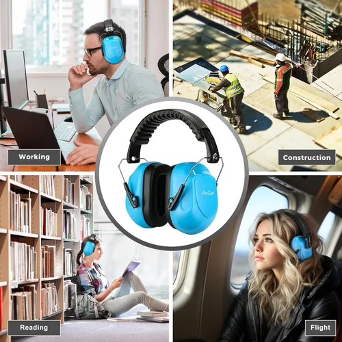 Vista 157 de ProCase NRR 28dB Noise Reduction Ear Muffs, Foldable Adjustable Noise Cancelling Headphones
